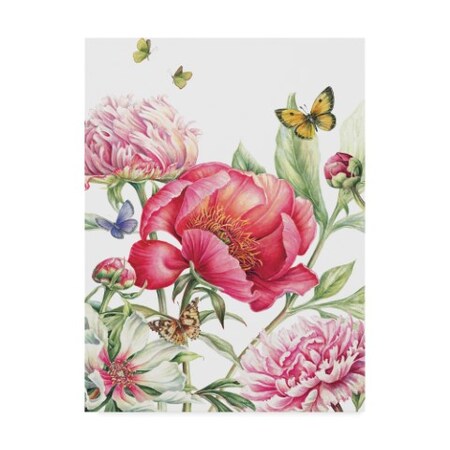 Trademark Fine Art Janneke Brinkman-Salentijn 'Paeonia' Canvas Art, 18x24 ALI36429-C1824GG